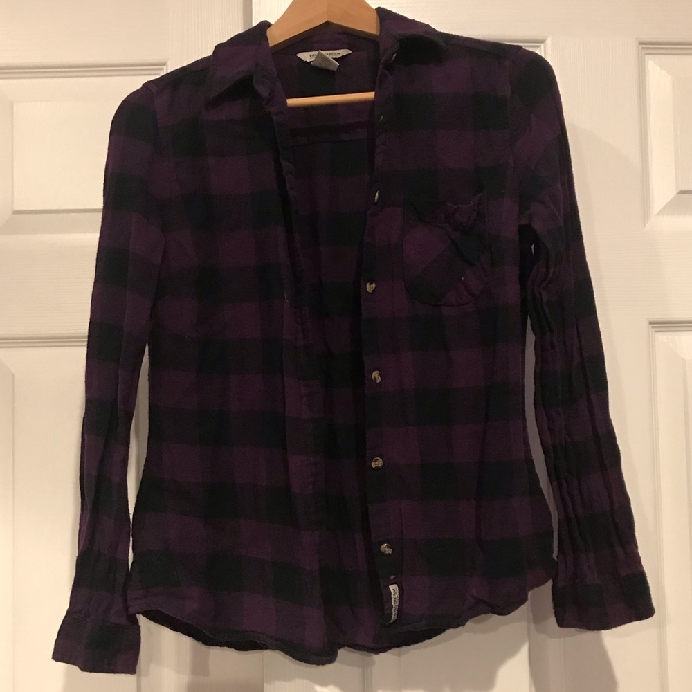Purple Plaid Flannel